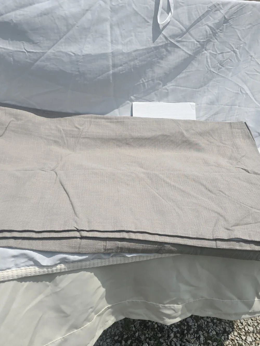 Quince Cotton Slub Room Darkening Curtain 48 x 84 Gray 48